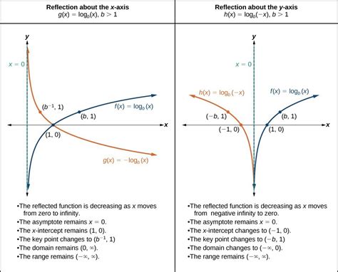 Stretching, Compressing, or Reflecting a Logarithmic Function | College ...