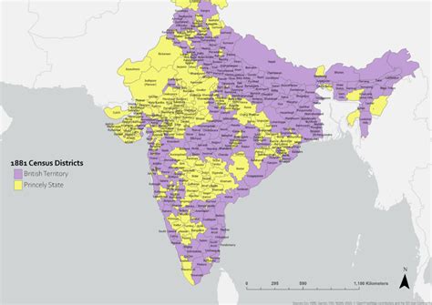 Digitization of Indian Census Districts 1872 to Present – Appraising Risk