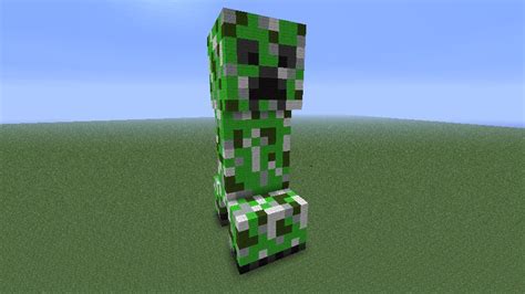 Giant Creeper Statue Minecraft Map