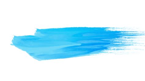 Watercolor Blue Brush Stroke, Watercolor, Abstract, Brush PNG ...