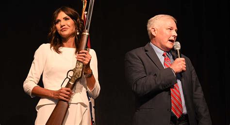 South Dakota Gov. Kristi Noem Captivates Audience with Keynote Speech, Presented with Custom ...