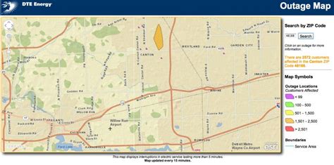 Dte Power Outage Map Today