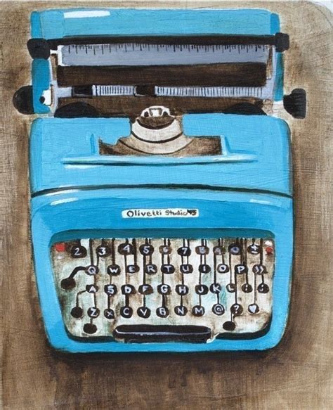 Typewriter Art Print 8x10Little Olivetti by michelemaule on Etsy ...