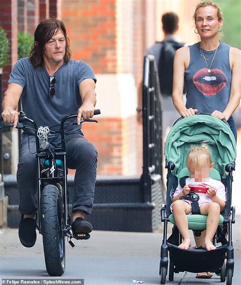 Diane Kruger enjoys family time Norman Reedus and daughter, two | Daily Mail Online