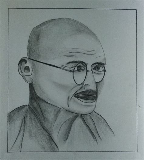 Here I have shared a drawing of Mahatma Gandhi on Independence Day Drawing for kids. Drawing For ...