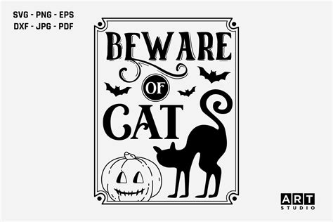 Vintage Halloween Signs SVG - Halloween Graphic by CraftArtStudio · Creative Fabrica