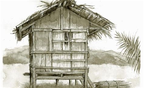 12 Nipa Hut Drawing Simple House Drawing Drawings Philippine Art – Bilarasa