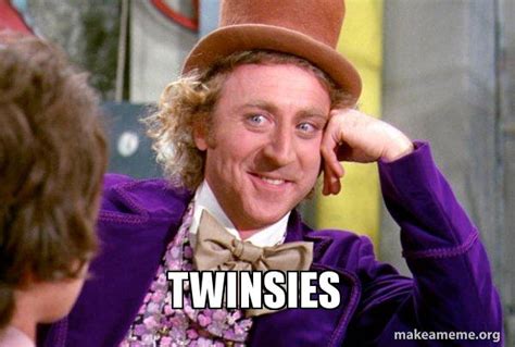 twinsies - Condescending Wonka Meme Generator