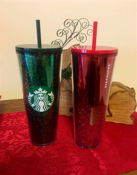 Brand new venti holiday Starbucks tumblers! Green and red with ...