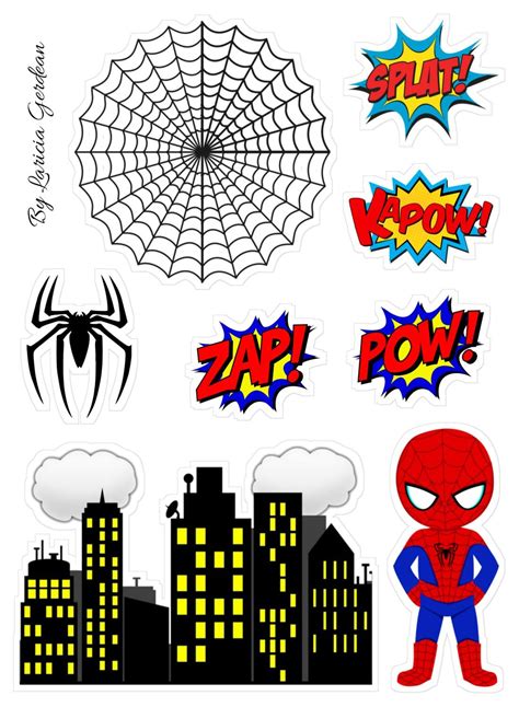 Printable Spiderman Cake Topper | 2023 Printable