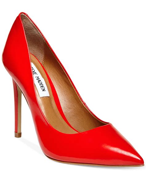 Steve madden Women's Proto Pumps in Red | Lyst