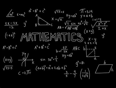 Realistic math chalkboard background illustration 28271226 Vector Art ...