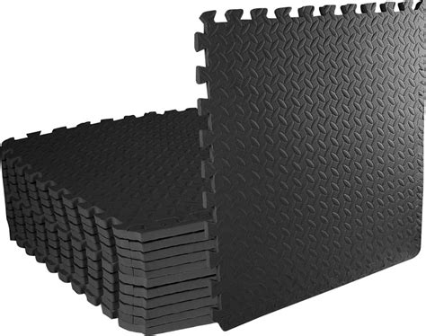 NEXT Gym Flooring | Exercise Mats Black N2004 - Best Buy