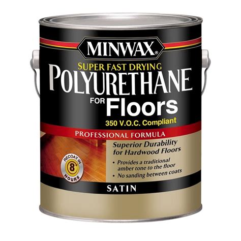 Minwax Poly for Floors Satin Oil-Based 128-fl oz Polyurethane at Lowes.com