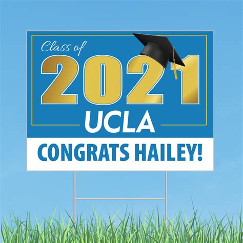 UCLA Graduation Sign - CuroPrint