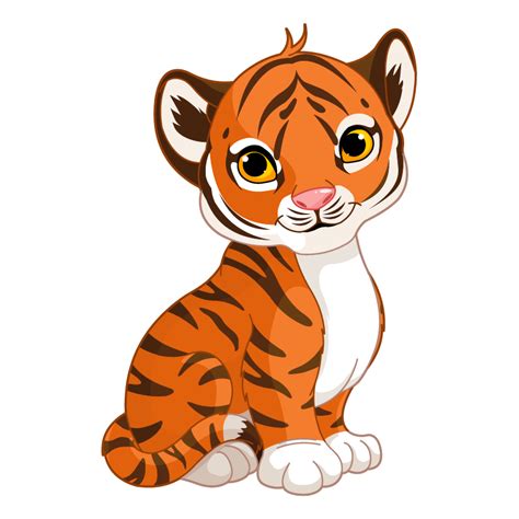 Résultat de recherche d'images pour "bebe tigre dessin png" | Cartoon tiger, Cute tigers, Cute ...