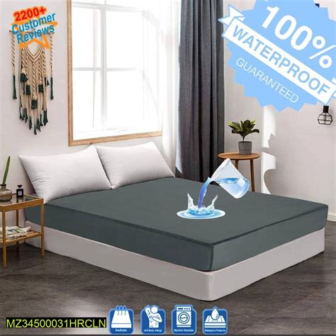 Plain Waterproof Mattress Cover - BuyFast