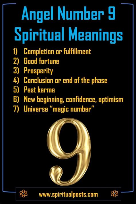 Angel Number 9 Meanings & Spiritual Symbolism | Spiritual Posts