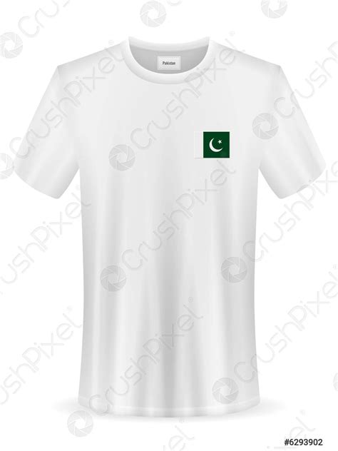 T-shirt with Pakistan flag - stock vector 6293902 | Crushpixel