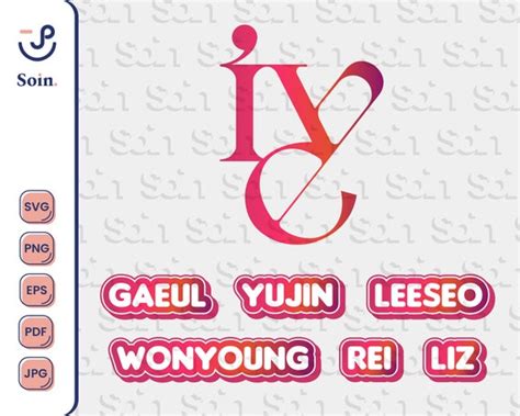 IVE Logo Svg Png Pdf Jpg Eps IVE Kpop Member Vector - Etsy Finland