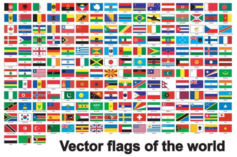 World Flags Vector Clip Art
