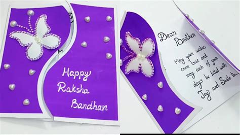 Raksha bandhan special greeting card| How to make handmade greeting card for brothers | Queen's ...