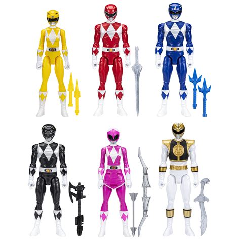 Buy Power Rangers Mighty Morphin Power Rangers Mighty Morphin Multipack 12-inch Action Figure 6 ...