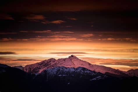 Nature, mountains, dawn, sky, clouds HD wallpaper | Pxfuel