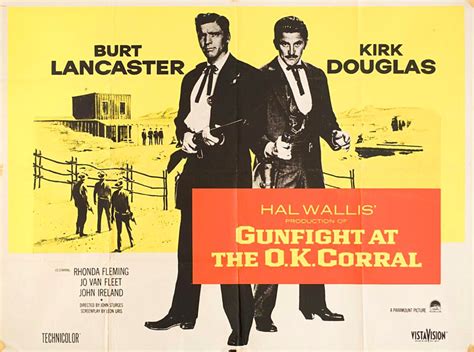 Gunfight at the O.K. Corral R1960s British Quad Poster - Posteritati Movie Poster Gallery