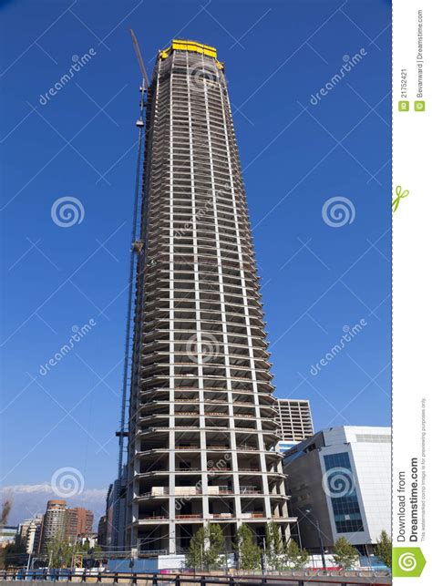 Torre Gran Costanera, Santiago De Chile Stock Image - Image of floor ...