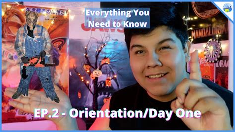 How to be a Scare Actor - EP. 2 - Orientation/Day One - YouTube