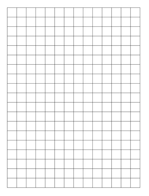 1-2 Inch Graph Paper - The Graph Paper