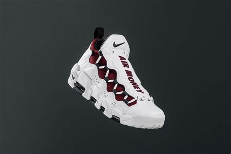 Nike Air More Money White/Burgundy // Release Date | Nice Kicks