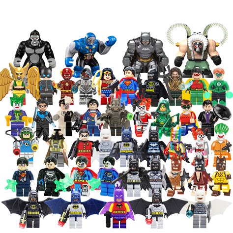 46pcs Super Heroes DC Character Minifigures Lego Compatible Toy