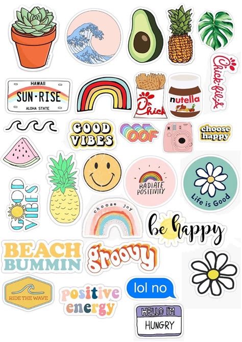 vsco sticker pack!! | Aesthetic stickers, Cute laptop stickers, Preppy ...