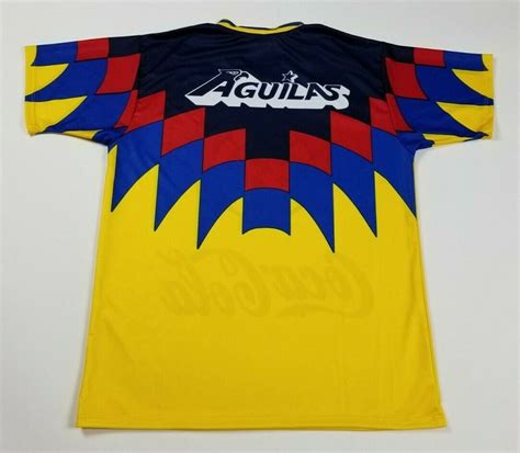 Club America Jersey Las Aguilas Black & Yellow Retro Soccer - Etsy