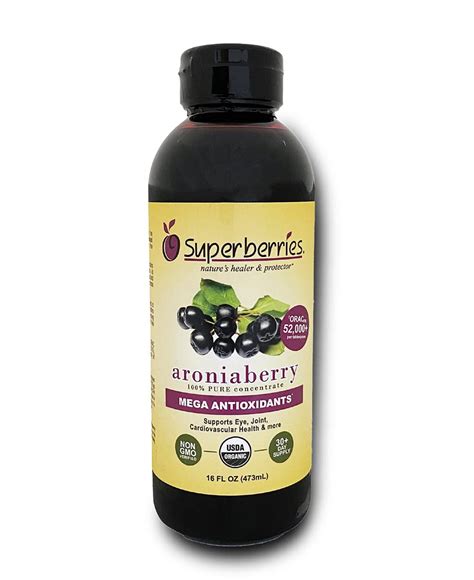 Buy Super berries Aronia berry (Chokeberry) Juice Concentrate 16 Fl. Oz ...