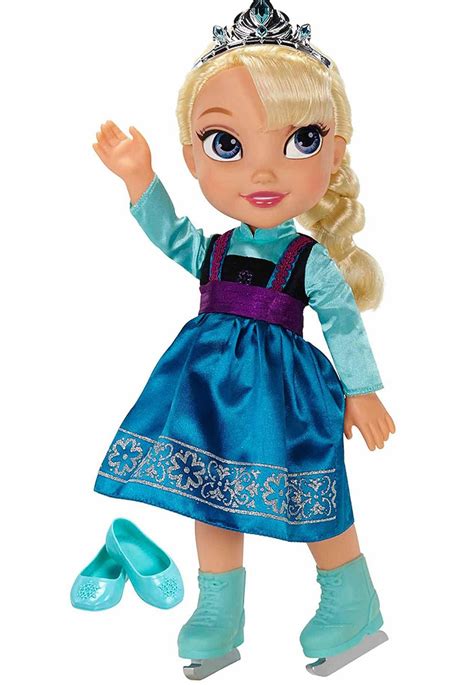 Buy Disney Frozen - Elsa Ice Skating Toddler Doll at Mighty Ape NZ