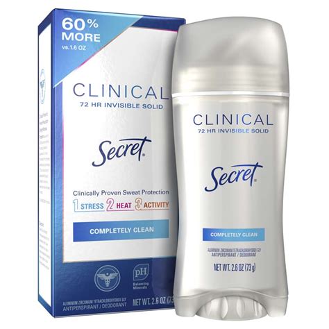 Clinical Strength Invisible Solid Antiperspirant Deodorant | Secret