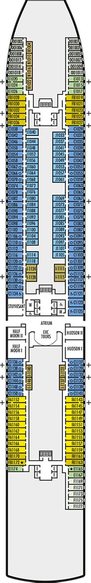 Deck plan M/S Koningsdam from 18/10/2017