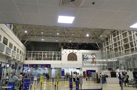 Departure Hall At Birsa Munda Airport Ranchi India Stock Photo ...