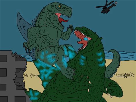 Godzilla vs zilla by Kidkaiju2001 on DeviantArt