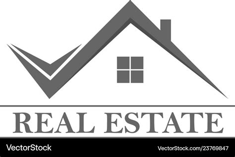 Home real estate logo Royalty Free Vector Image