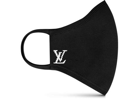 Louis Vuitton Knit Face Mask Black - SS21 - US