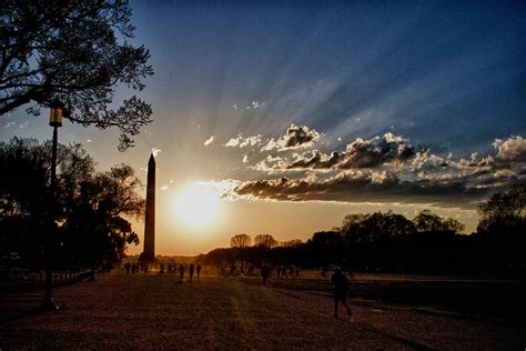 DC Monument Sunset Photograph by Dawn Morrow | Fine Art America