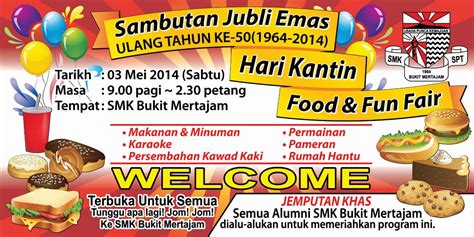 UBK SMK BKT MERTAJAM: Hari Kantin Food & Fun Fair ~Sambutan Jubli Emas Ke-50 (1964-2014)