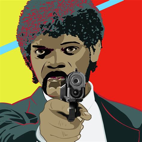 Pulp Fiction - Samuel L.Jackson Painting by James Jarman - Pixels