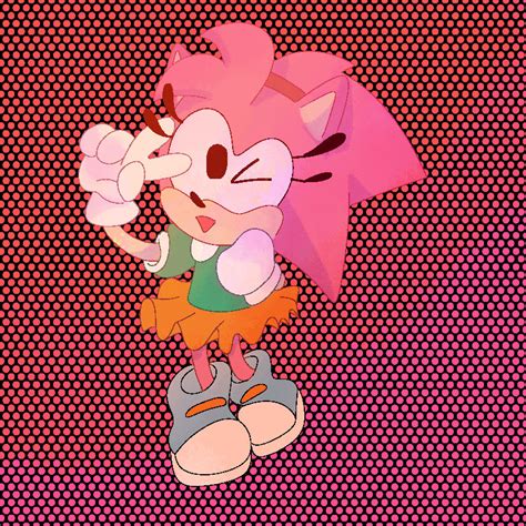 Amy rose pixel art by BansheesBrew on DeviantArt