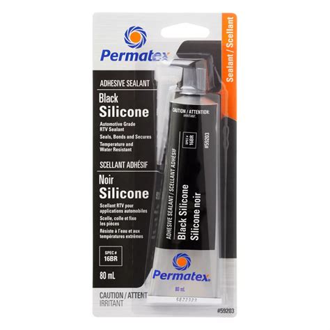 Permatex Black RTV Silicone Adhesive Sealant 80ml | The Home Depot Canada