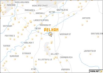 Pelham (United States - USA) map - nona.net